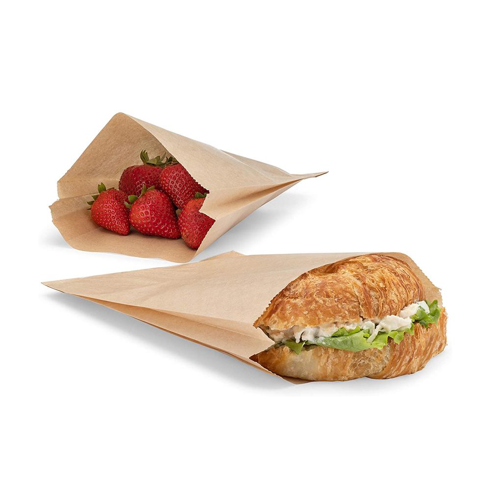 GREASEPROOF PAPER BAGS WHITE SANDWICH BAG TAKEAWAY SUITABLE FOR FOOD USE