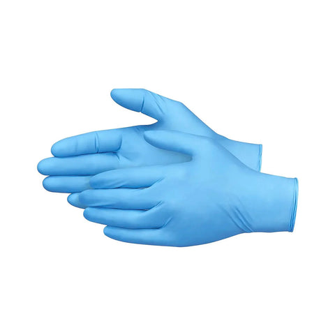 TouchFlex 4.8 mil Blue Powder Free Nitrile Gloves - 100 Pcs