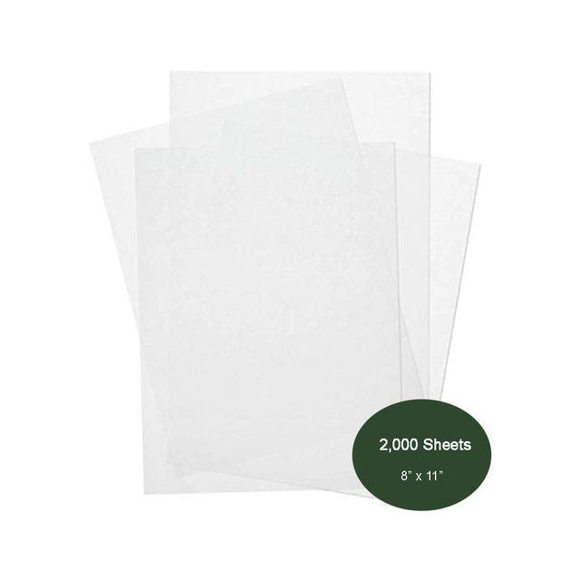 8x11 Wax Scale Paper | Moisture-Resistant, Non-Stick