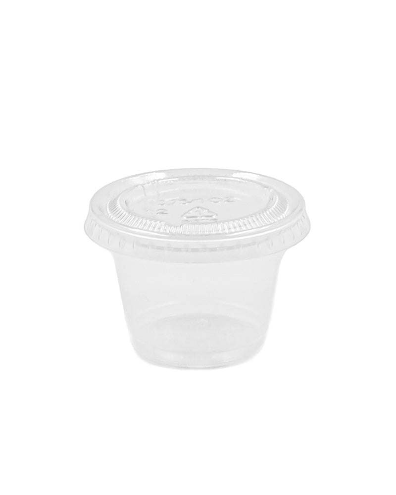 0.75oz~5.5oz Pet/PP Portion Cup Sauce Cup Tasting Plastic Cup Pot with