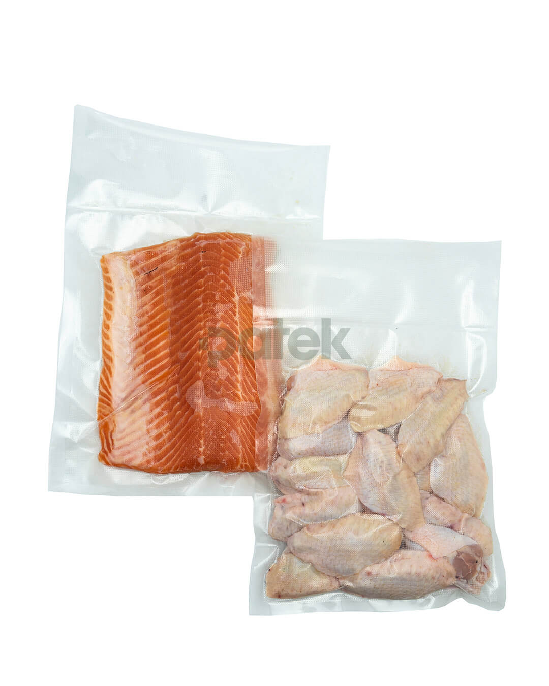 Bag Tek Black Plastic Medium Sandwich and Snack Bag - Heat Sealable - 8  3/4 x 6 1/2 - 100 count box